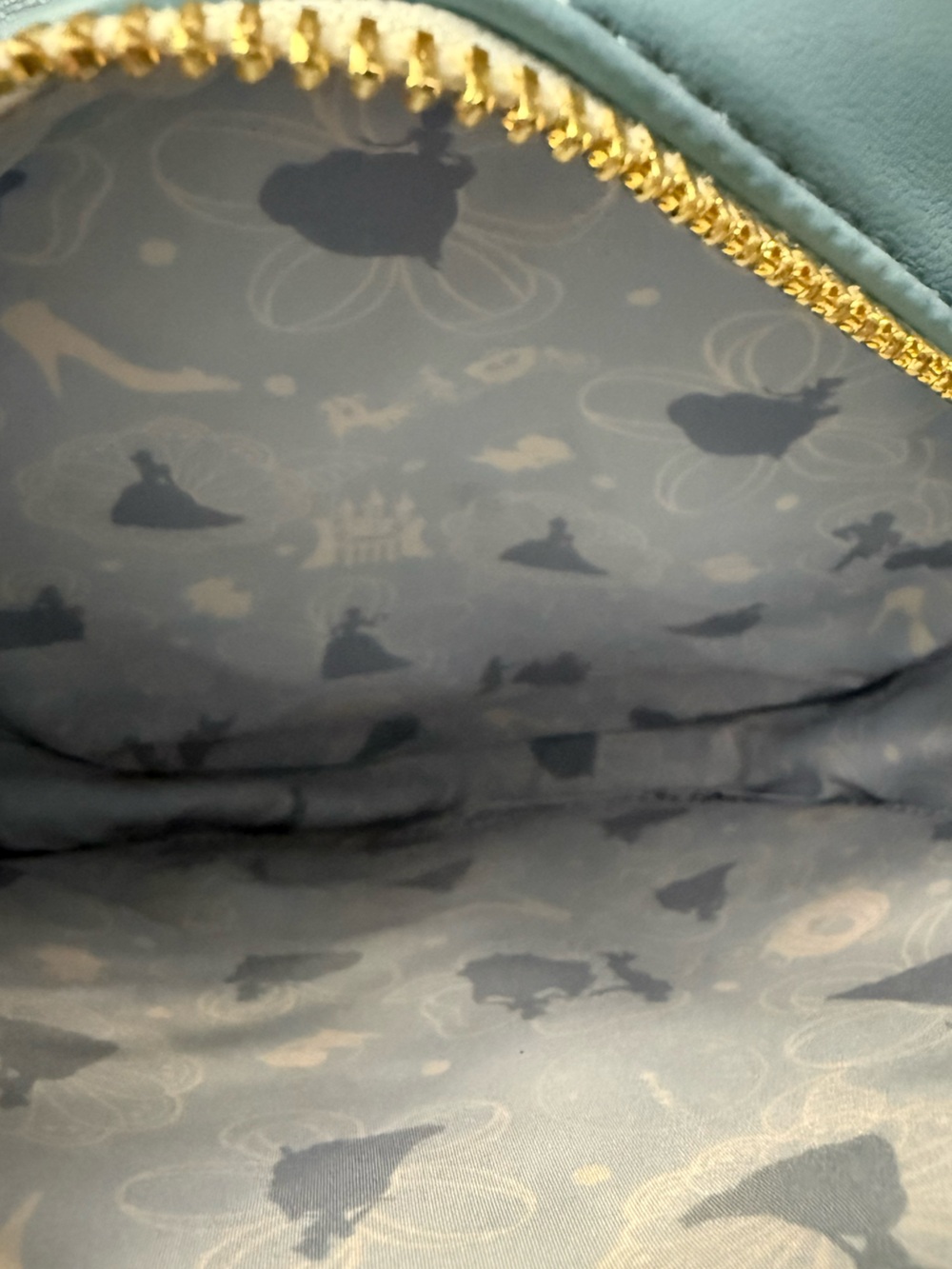Loungefly Cinderella Exclusive Cameo Mini Backpack New With Tags 🩵 - Picture 12 of 15